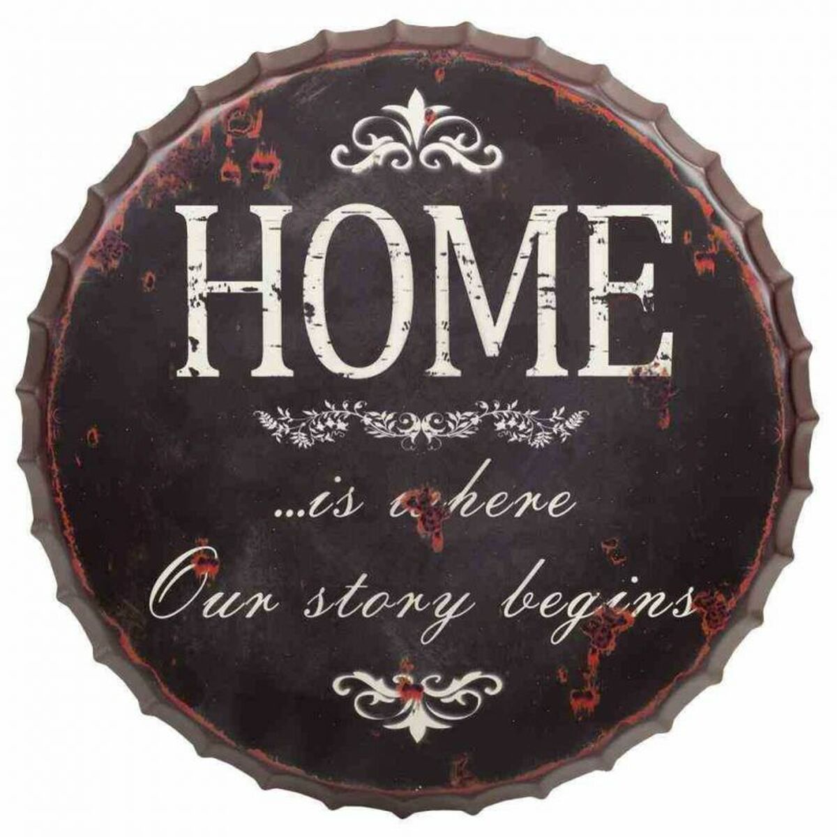 Bord Alexandra House Living Svart 60 x 71 x 60 cm - 3