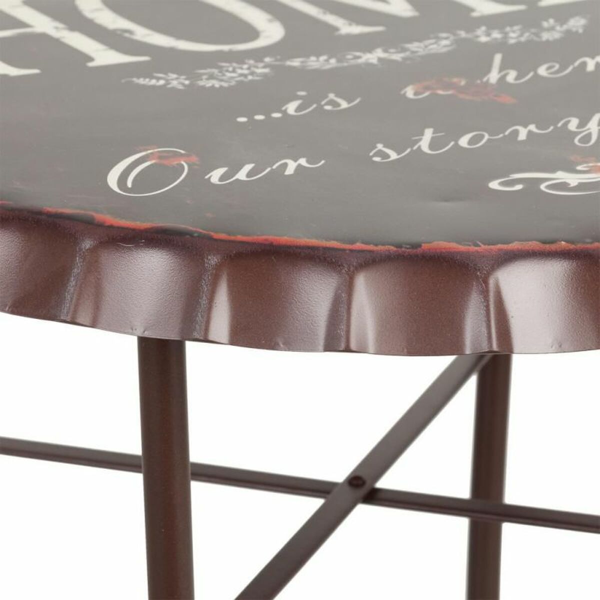Bord Alexandra House Living Svart 60 x 71 x 60 cm - 4