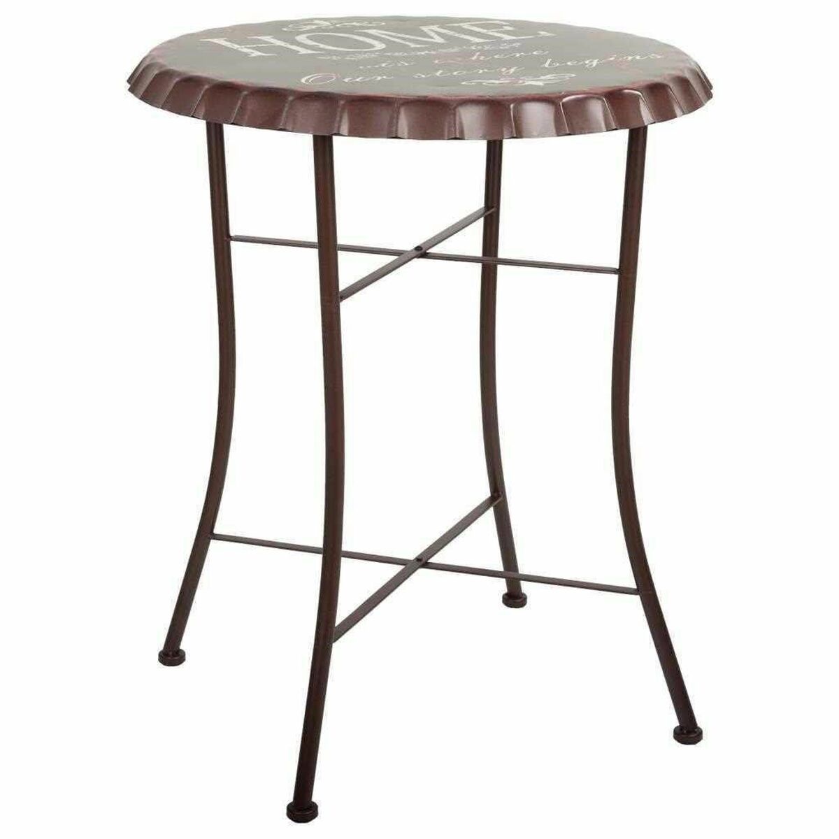 Bord Alexandra House Living Svart 60 x 71 x 60 cm