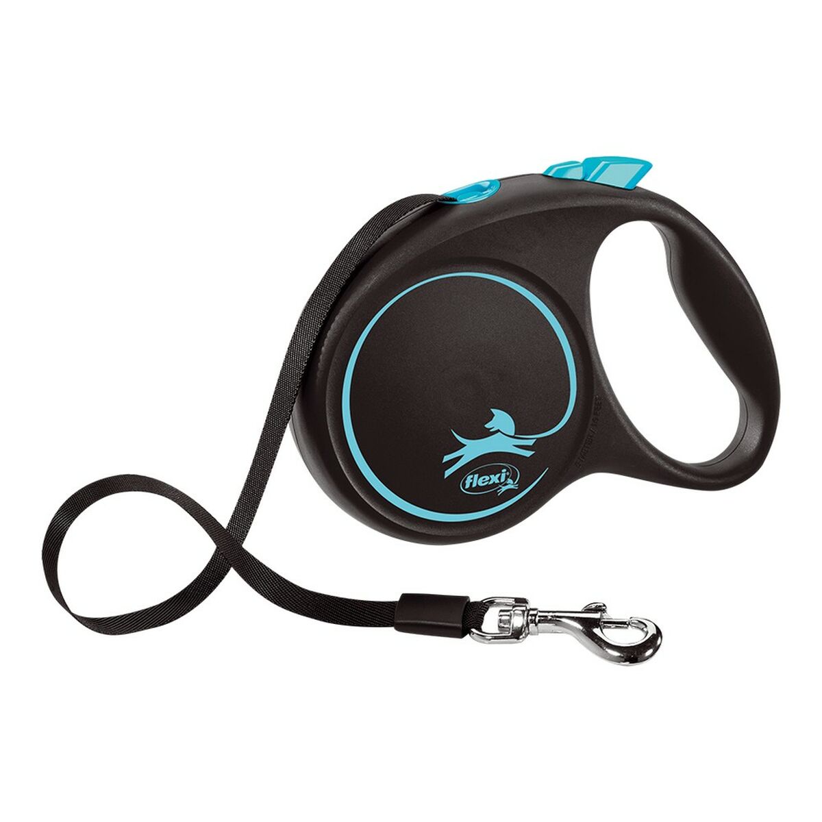 DoHundkoppel Flexi BLACK DESIGN 5 m Blå Storlek L - 4