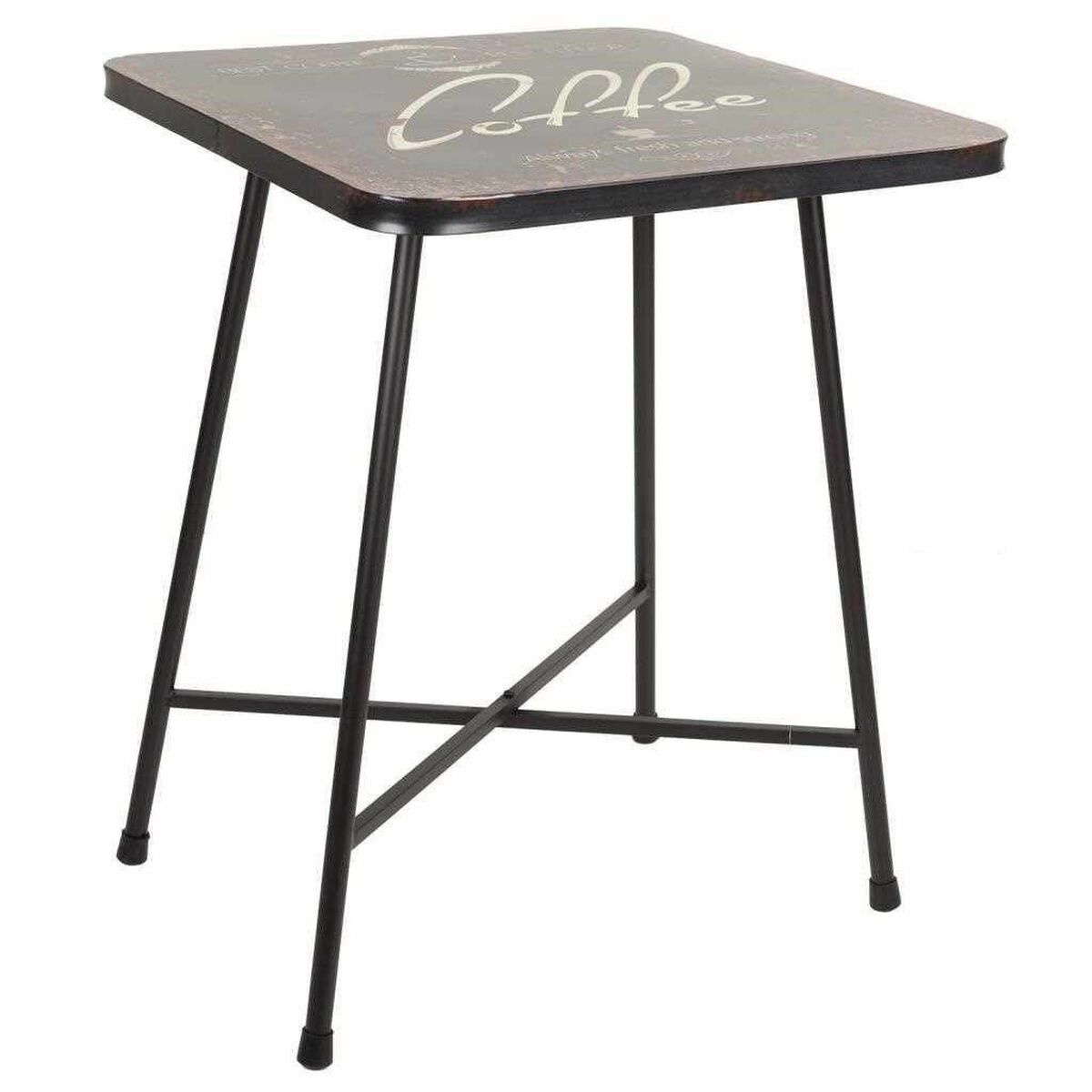 Bord Alexandra House Living Svart 60 x 71 x 60 cm
