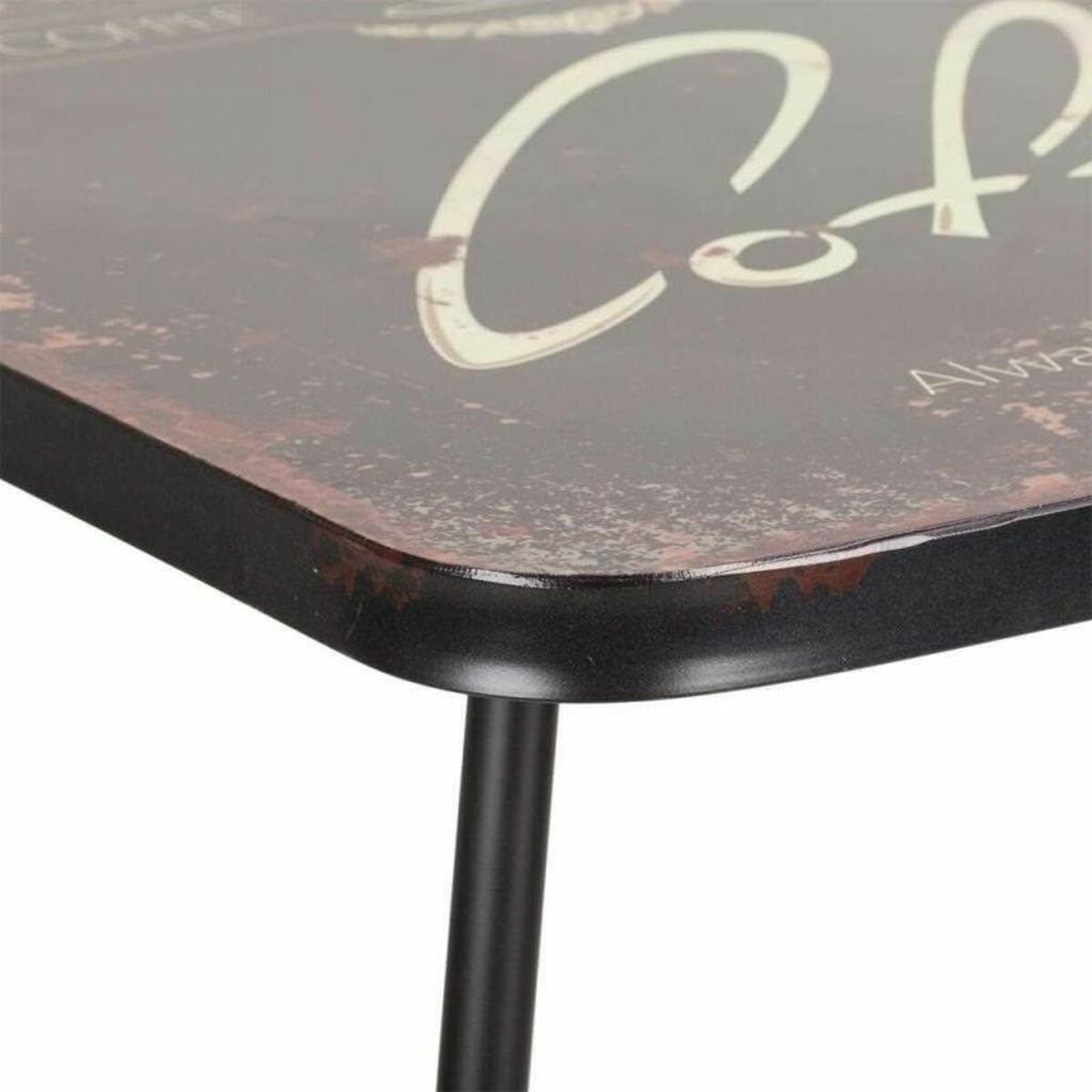 Bord Alexandra House Living Svart 60 x 71 x 60 cm - 4