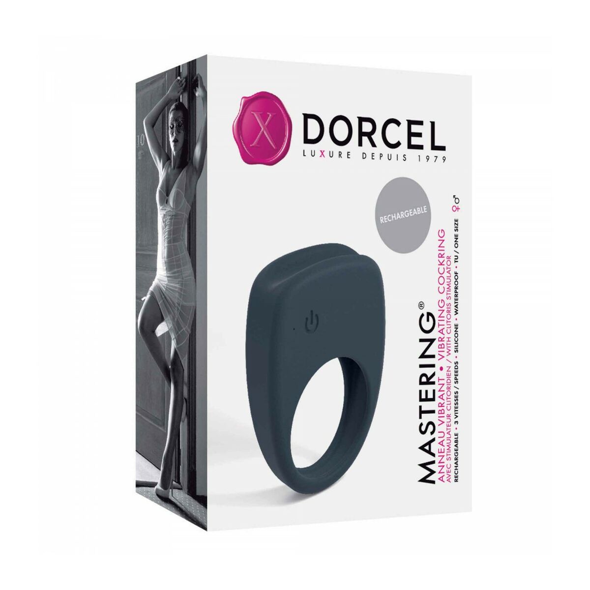Penisring Dorcel DOR152-SCHWARZ Svart - 3
