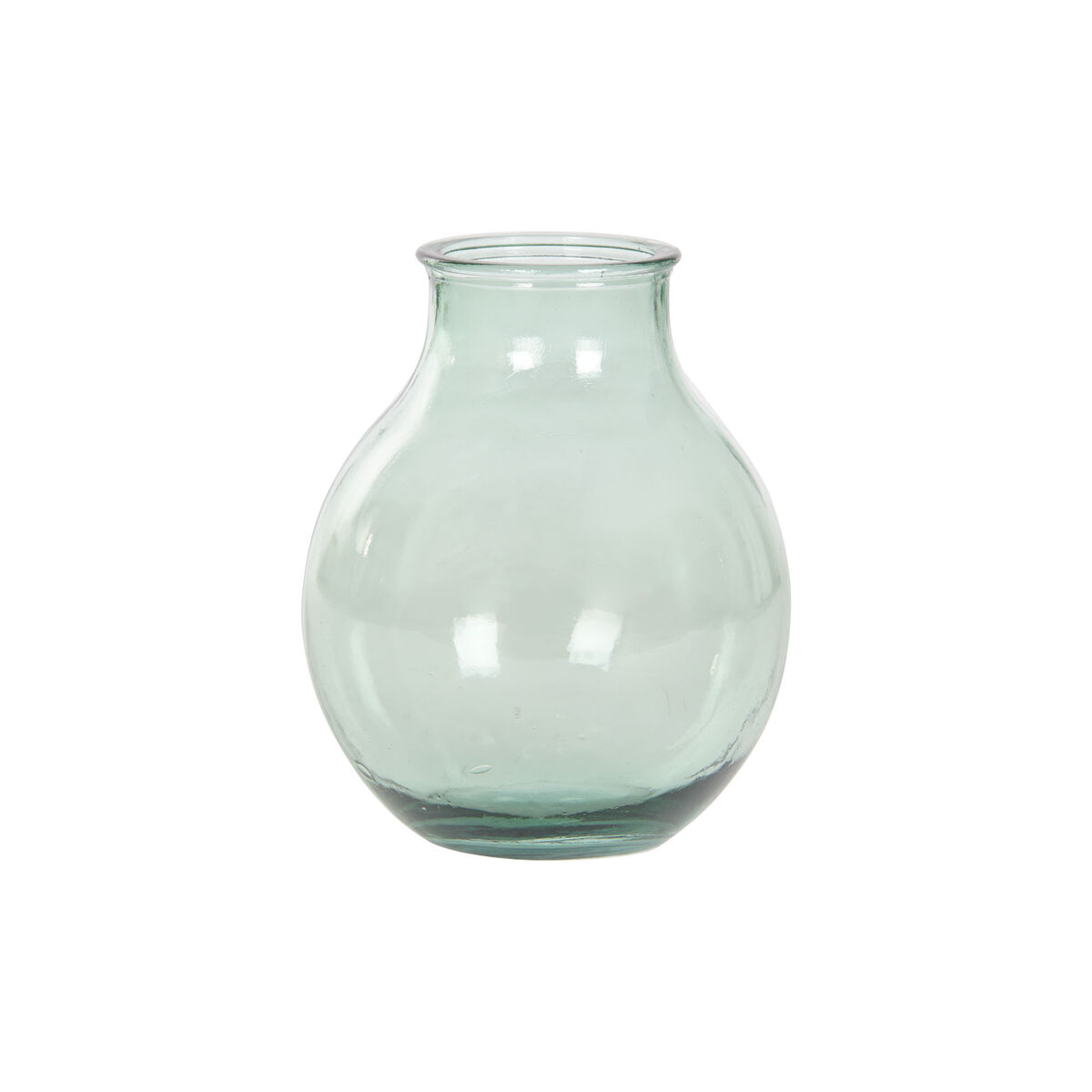Vas DKD Home Decor 29 x 29 x 36 cm Grön Härdat glas