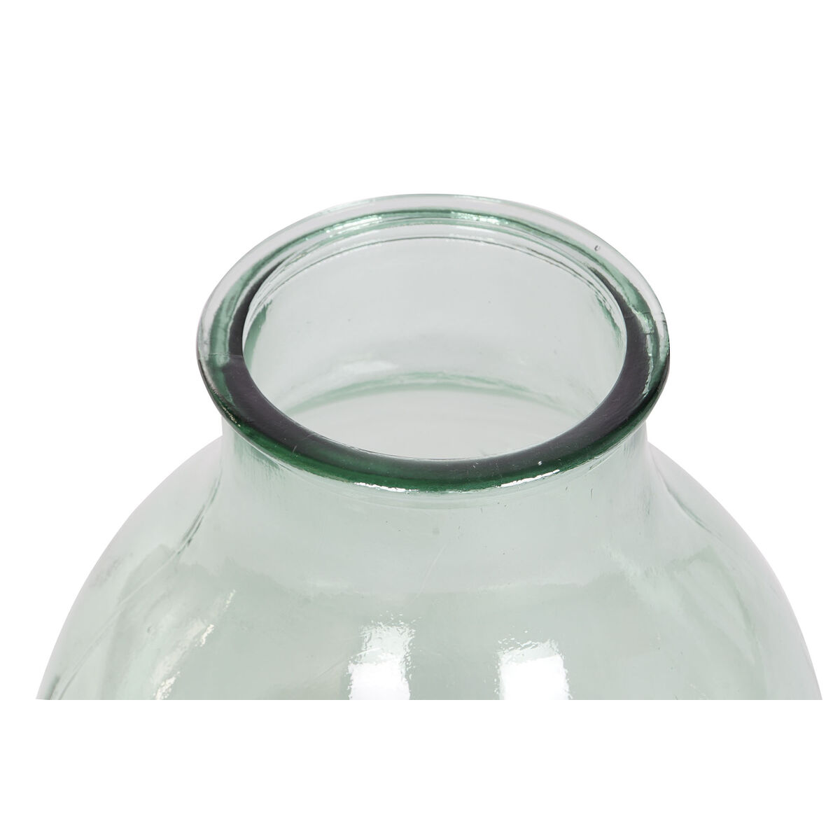 Vas DKD Home Decor 29 x 29 x 36 cm Grön Härdat glas - 5