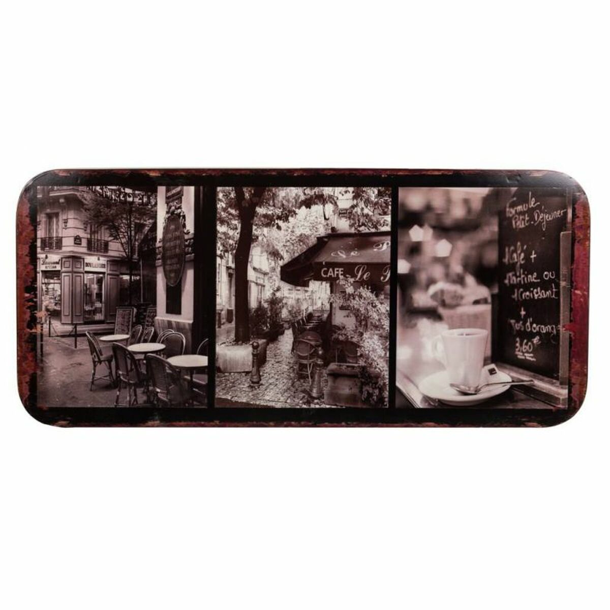 Bord Alexandra House Living Svart 45 x 75 x 100 cm - 3