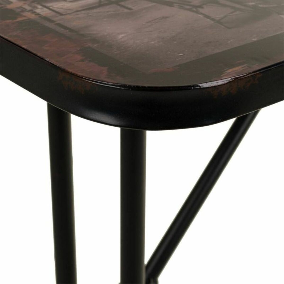 Bord Alexandra House Living Svart 45 x 75 x 100 cm - 4