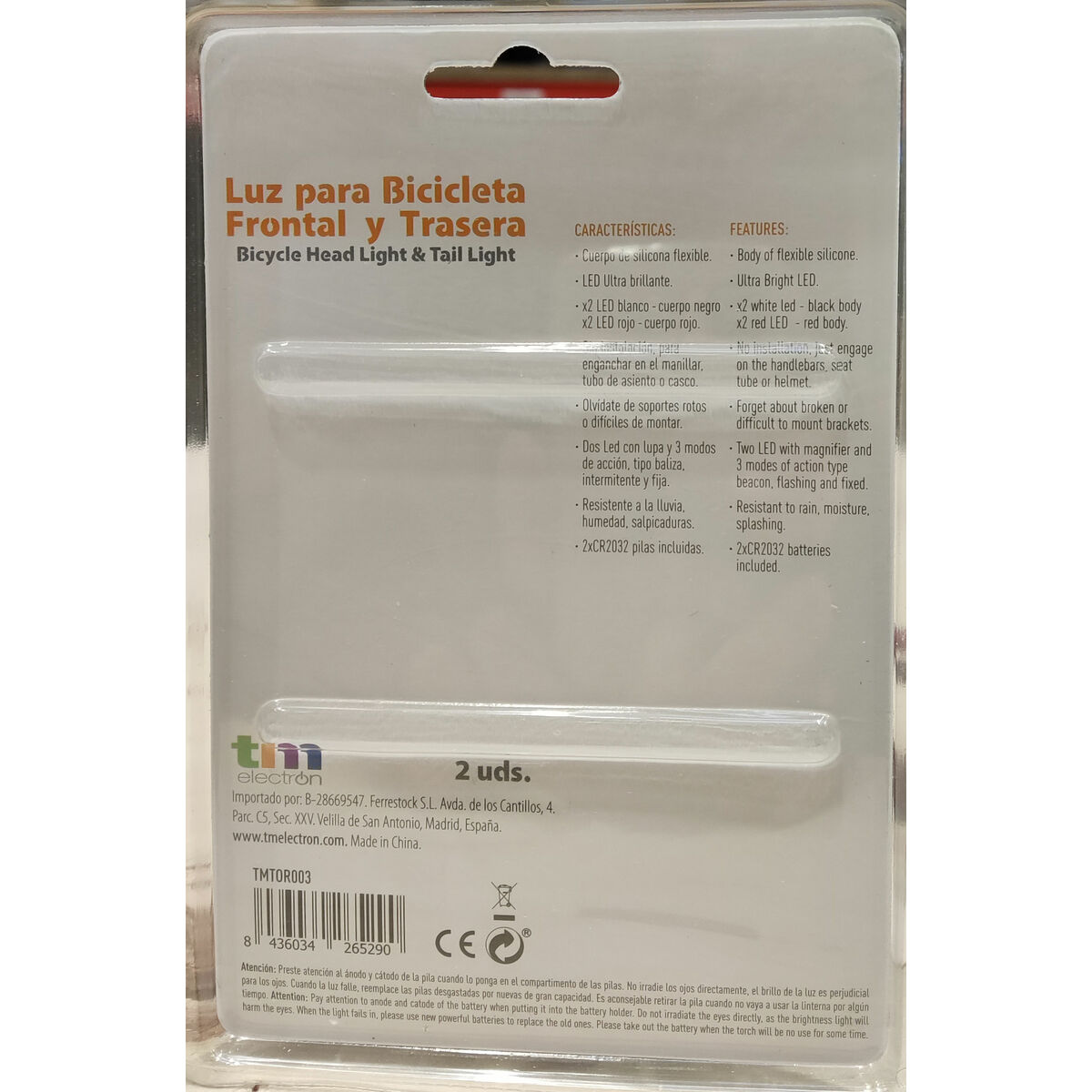 LED-lampa för cykel TM Electron - 7