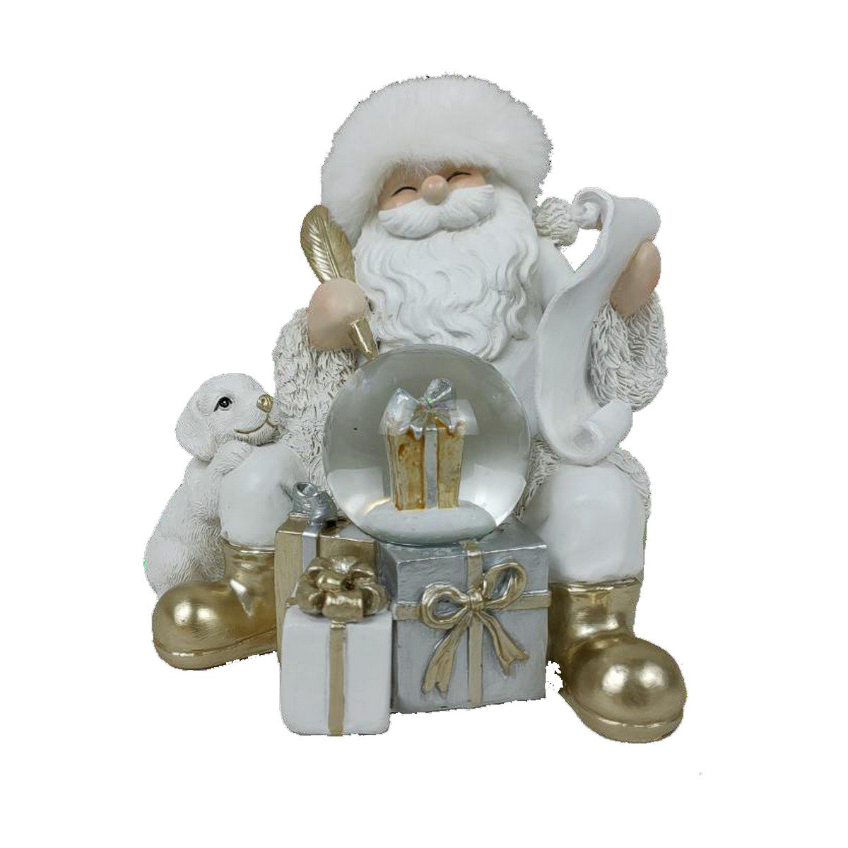 Julgranskula DKD Home Decor Harts (2 antal) (14 x 12 x 14 cm) - 2