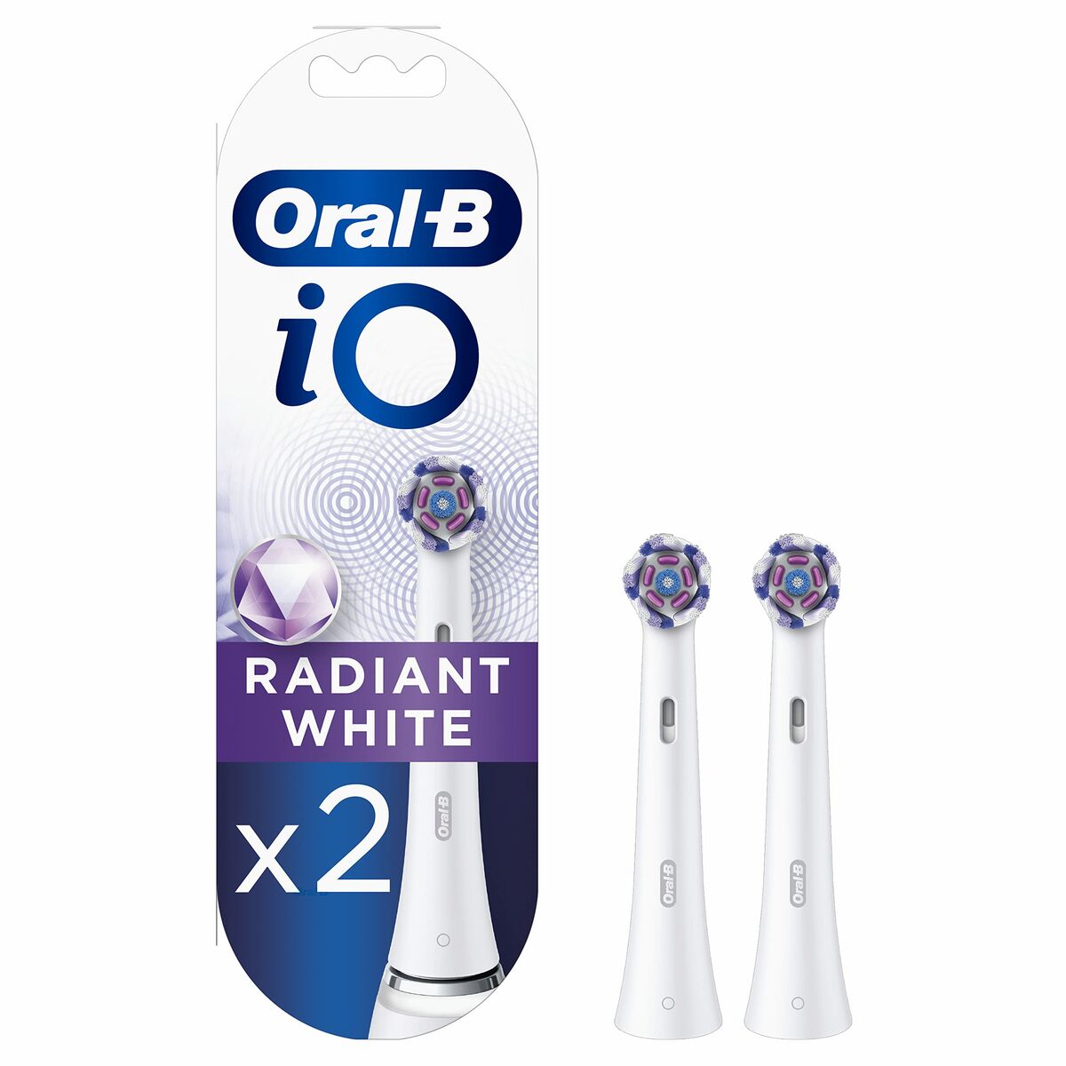 Tandborsthuvud Oral-B IO WW-2FFS  2UD Vit 2 antal - 4
