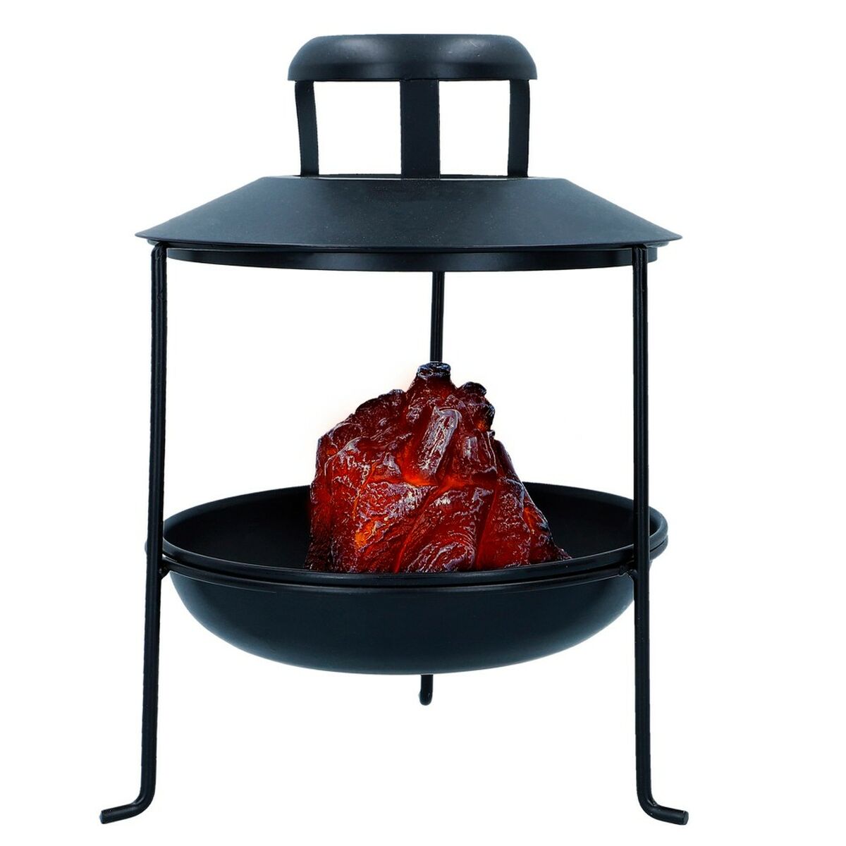 Kamin Ambients LED Ljus Askgrå Dekorativ 22 x 30 x 22 cm (2 antal) - 4