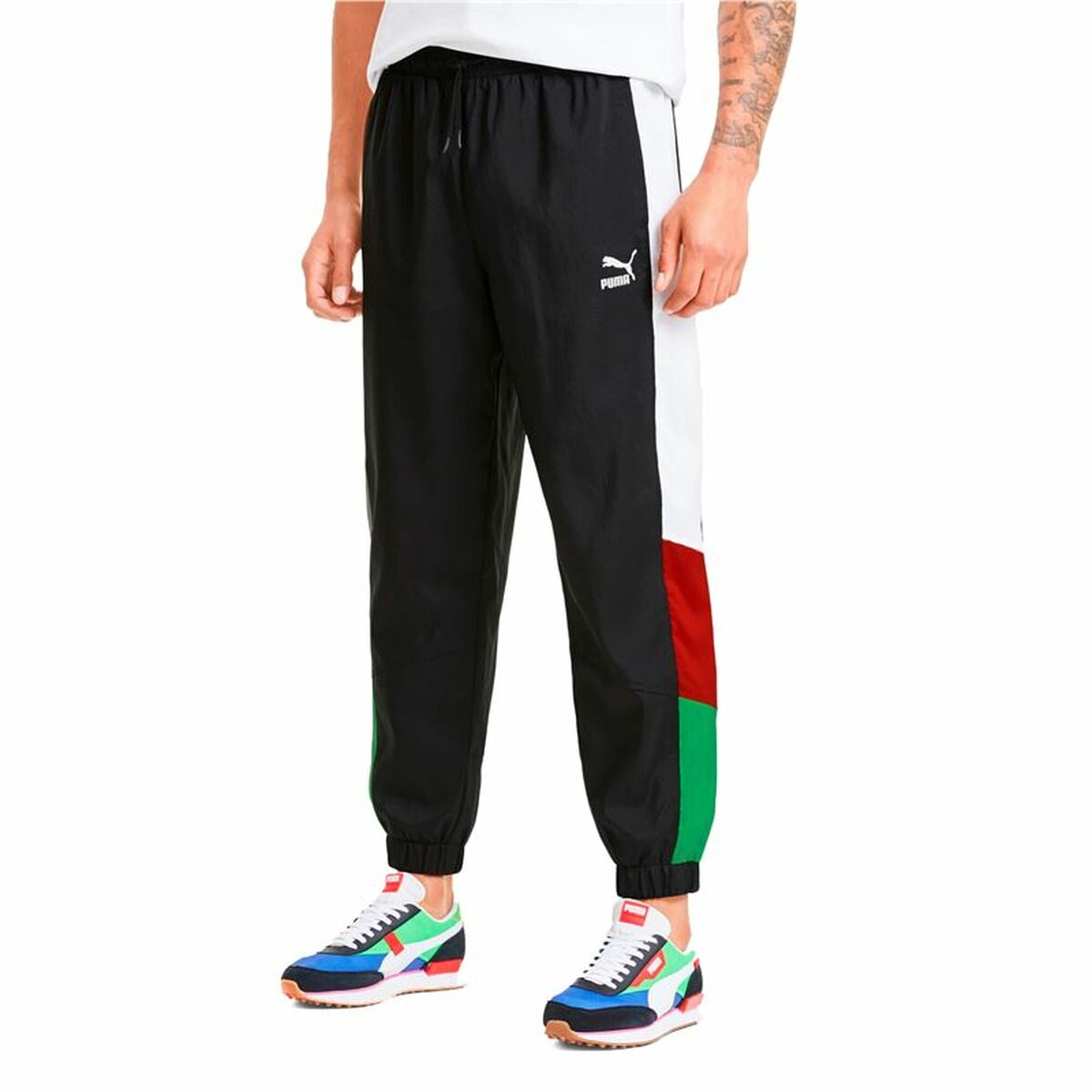 Långa träningsbyxor Puma Sportswear TFS OG Track Svart Män - 16