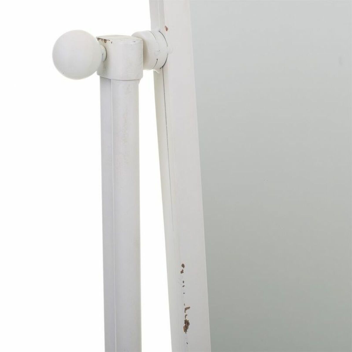 Fristående spegel Alexandra House Living Vit Järn 38 x 184 x 65 cm - 5