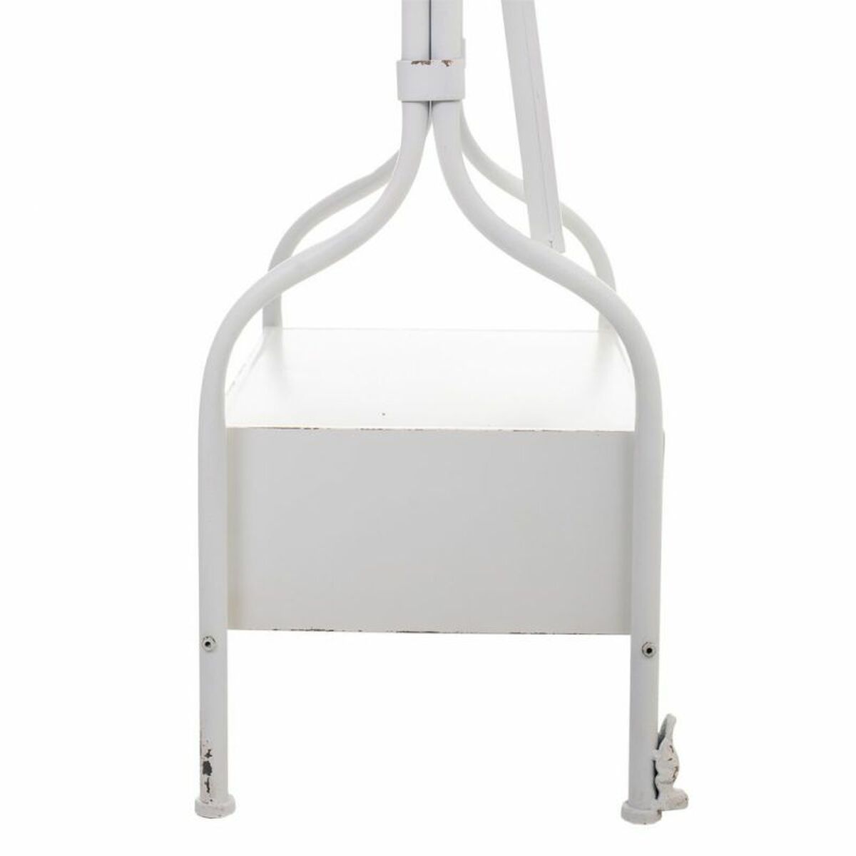 Fristående spegel Alexandra House Living Vit Järn 38 x 184 x 65 cm - 7