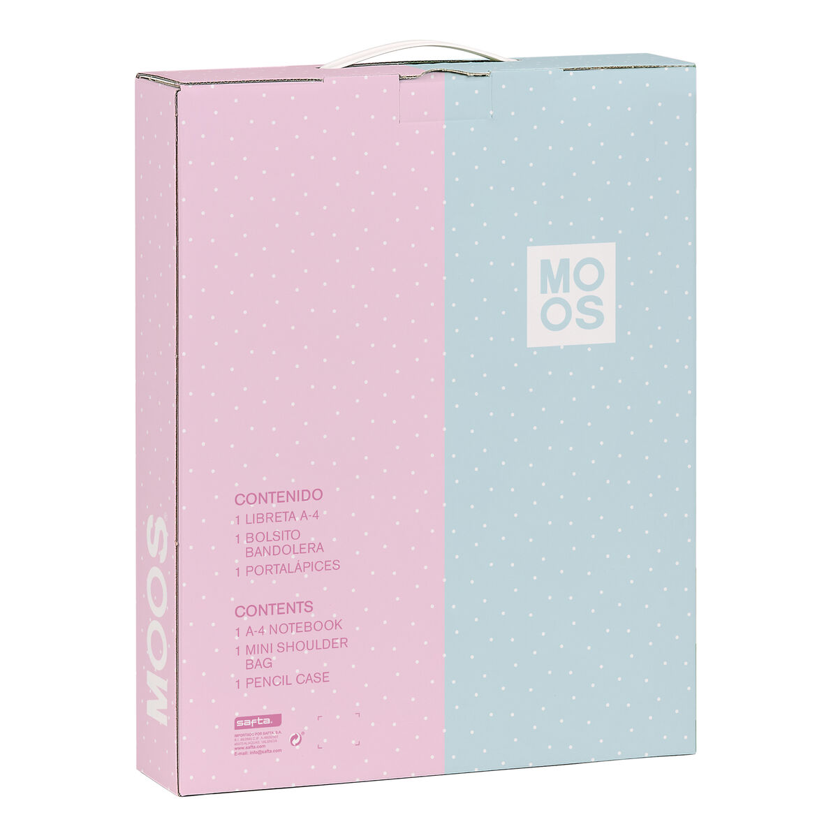 Brevpapper Set Moos Flores 28 x 35 x 6 cm 3 Delar - 3