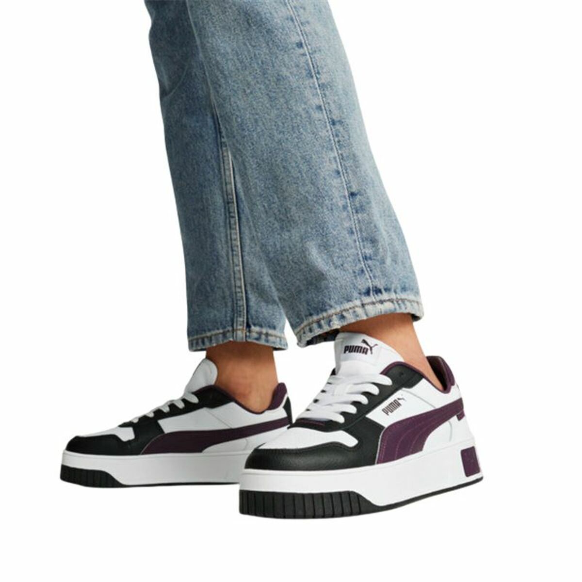 Casual Träningsskor Dam Puma Carina Street Vit Marinblå - 7