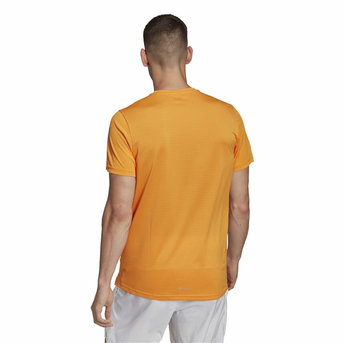 T-shirt med kortärm Herr Adidas Own The Run Orange - 3