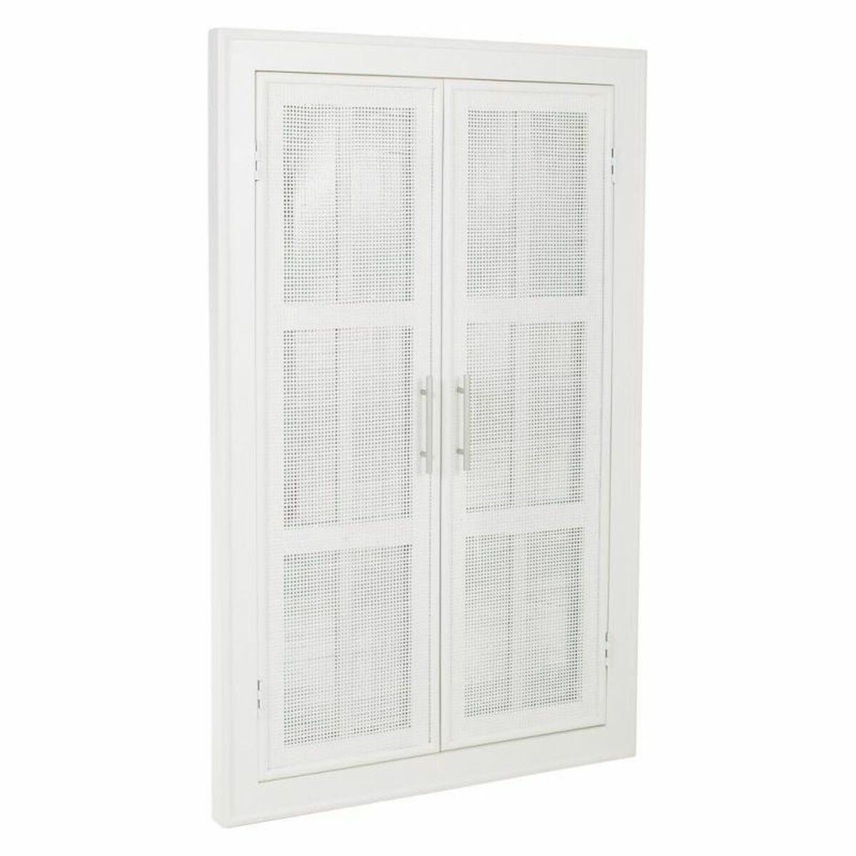 Väggspegel Alexandra House Living Silvrig Bambu Trä MDF 5 x 118 x 73 cm - 4