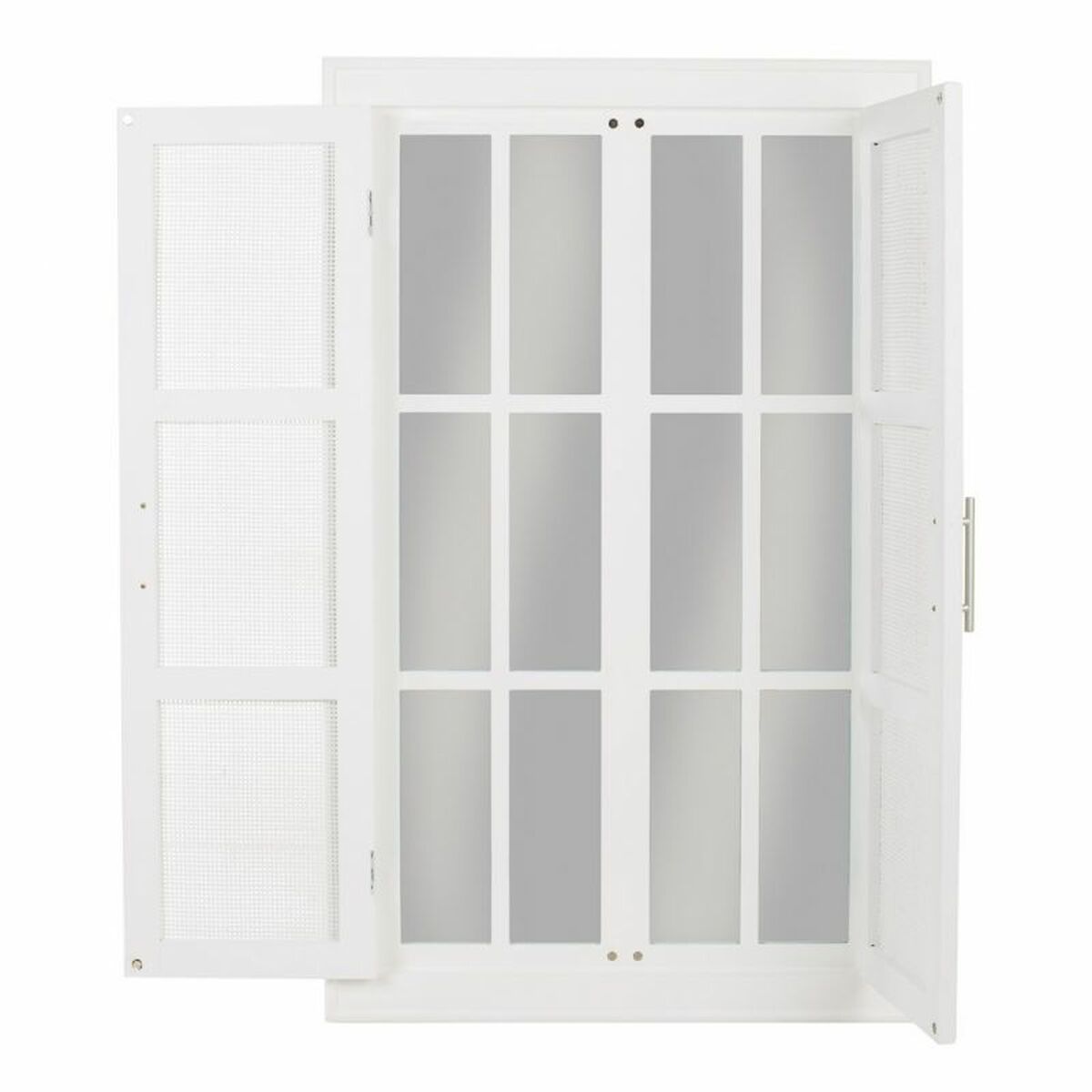 Väggspegel Alexandra House Living Silvrig Bambu Trä MDF 5 x 118 x 73 cm - 2