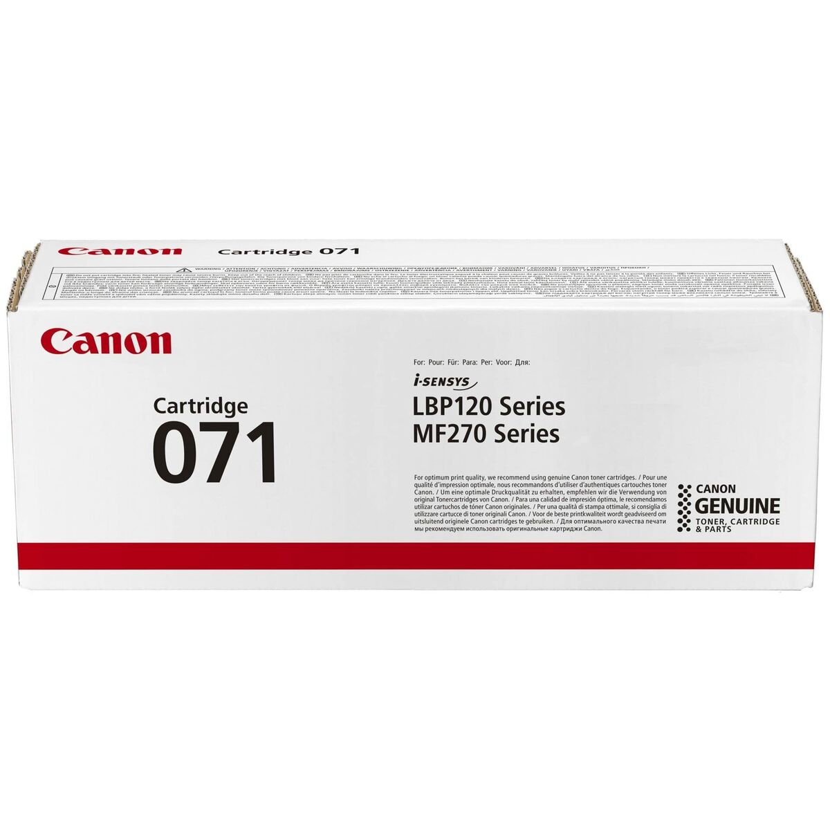 Original Bläckpatron Canon 071 Svart - 4