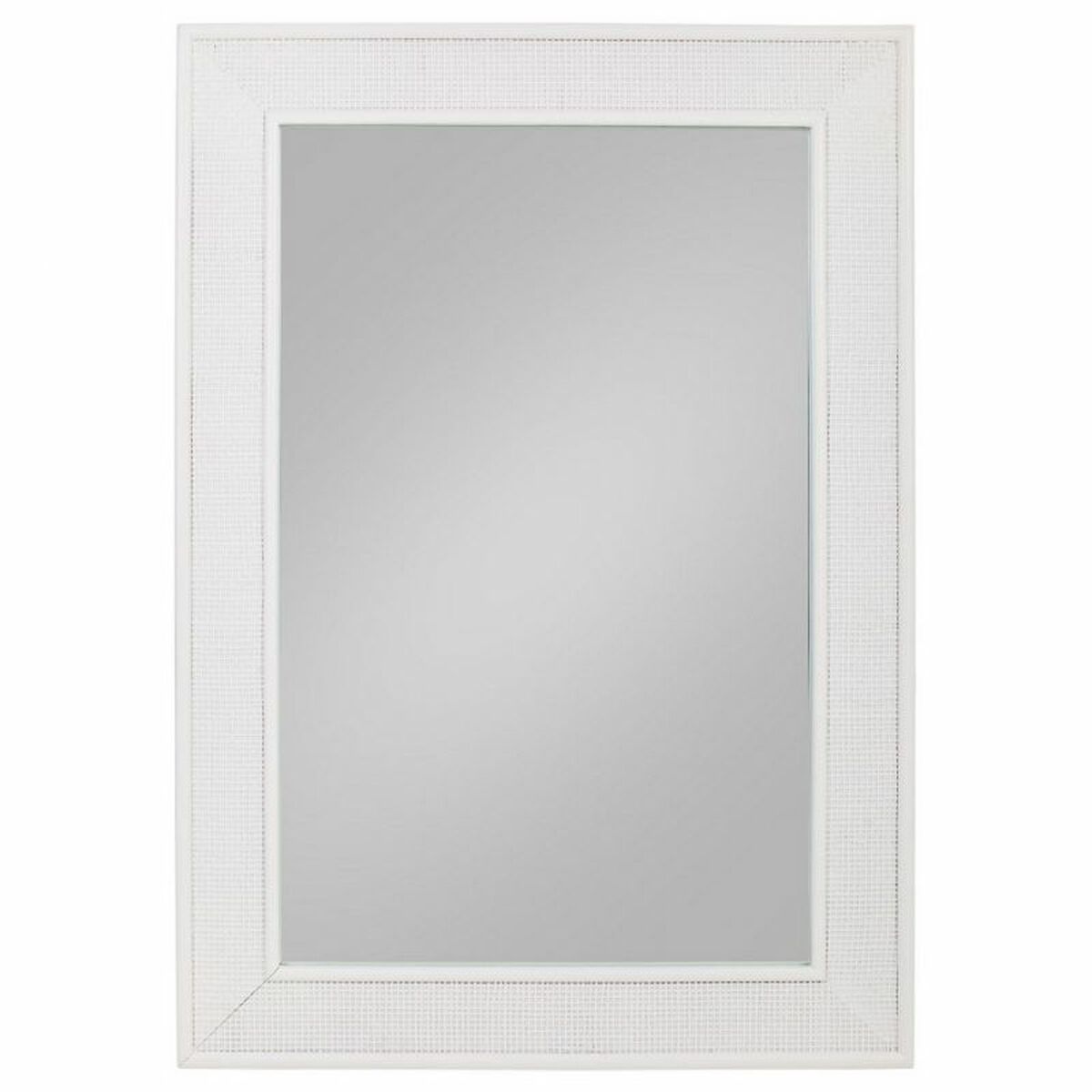 Väggspegel Alexandra House Living Silvrig 2 x 100 x 70 cm Rektangulär