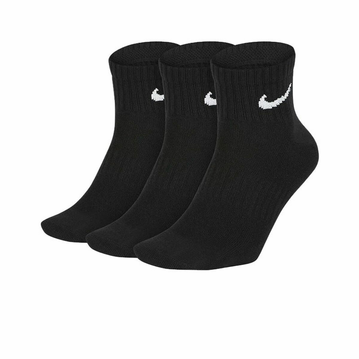 Sportstrumpor Nike U NK EVERYDAY LTWT ANKLE 3PR SX7677 010 Svart