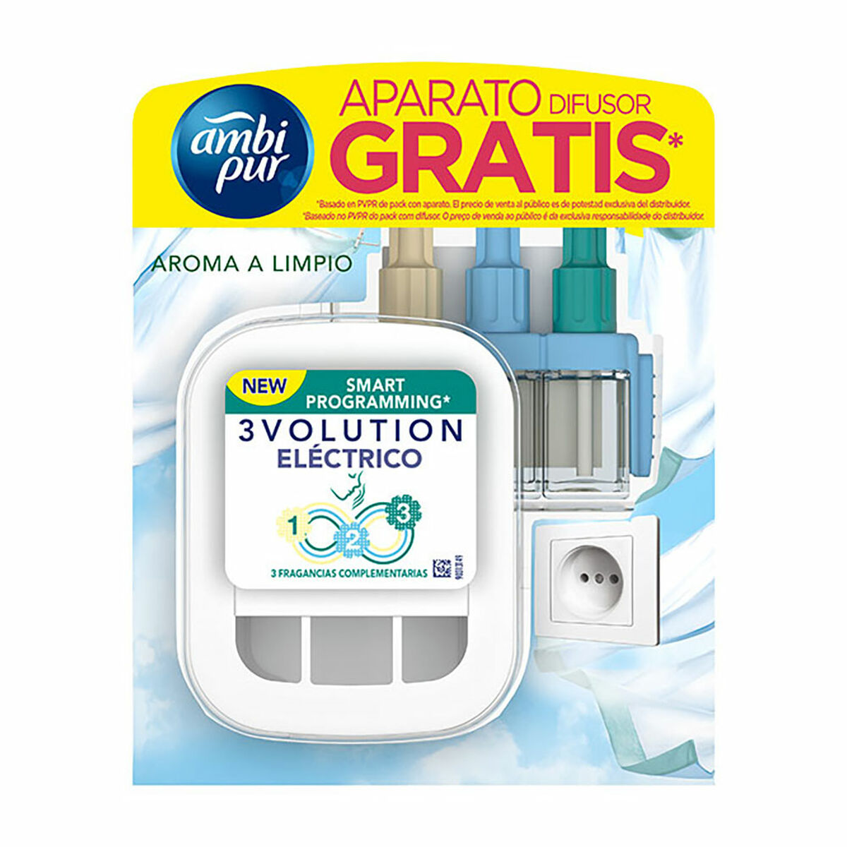 Luftrenare Ambi Pur 3evolution aroma limpio 21 ml