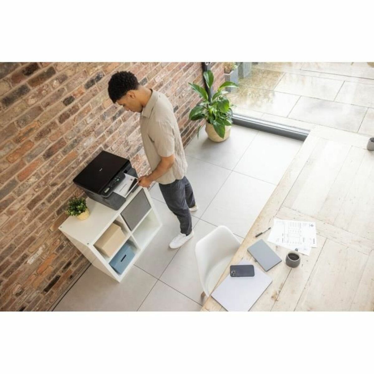 Laserskrivare svartvit Brother DCP-L2627DWE (EcoPro) - 5