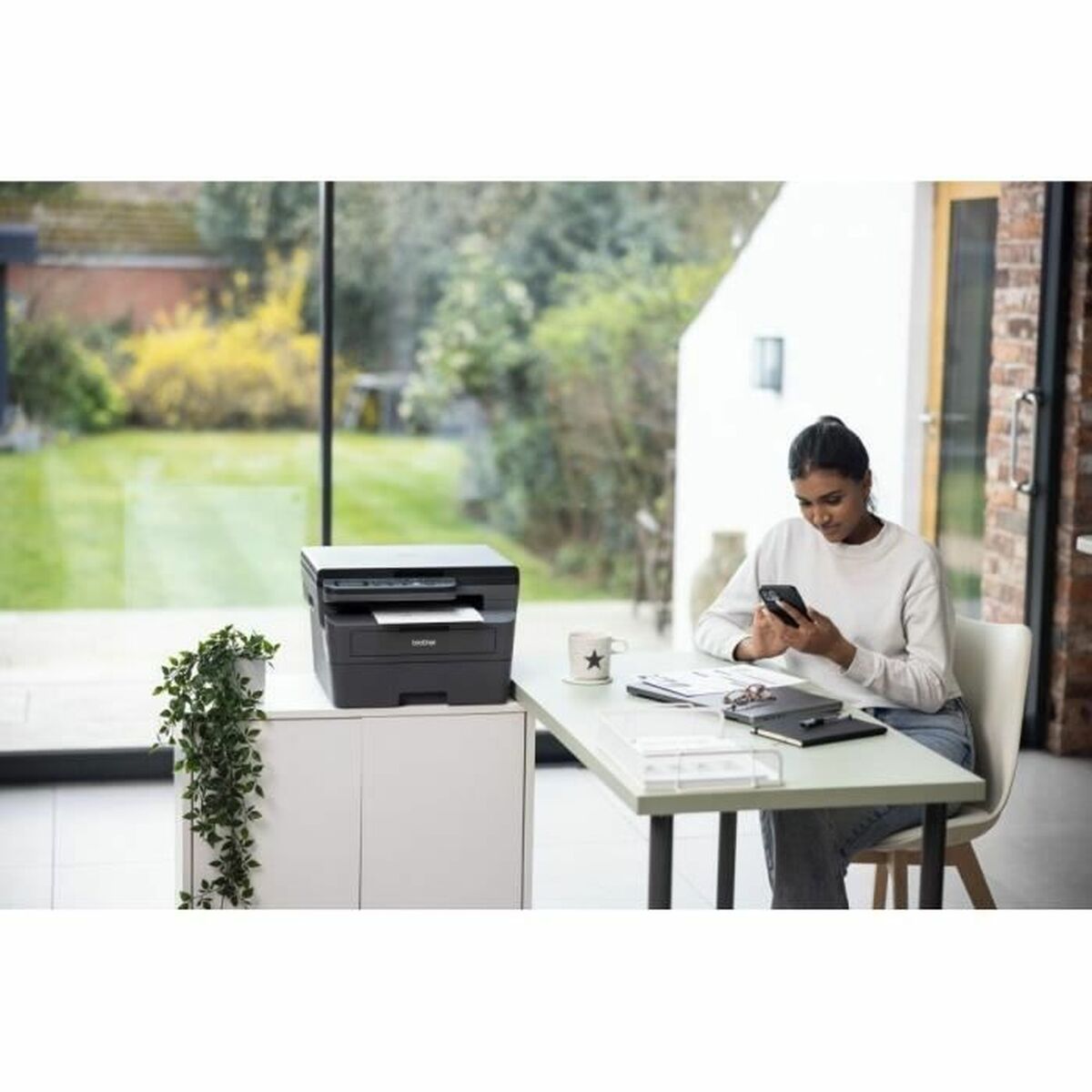 Laserskrivare svartvit Brother DCP-L2627DWE (EcoPro) - 4