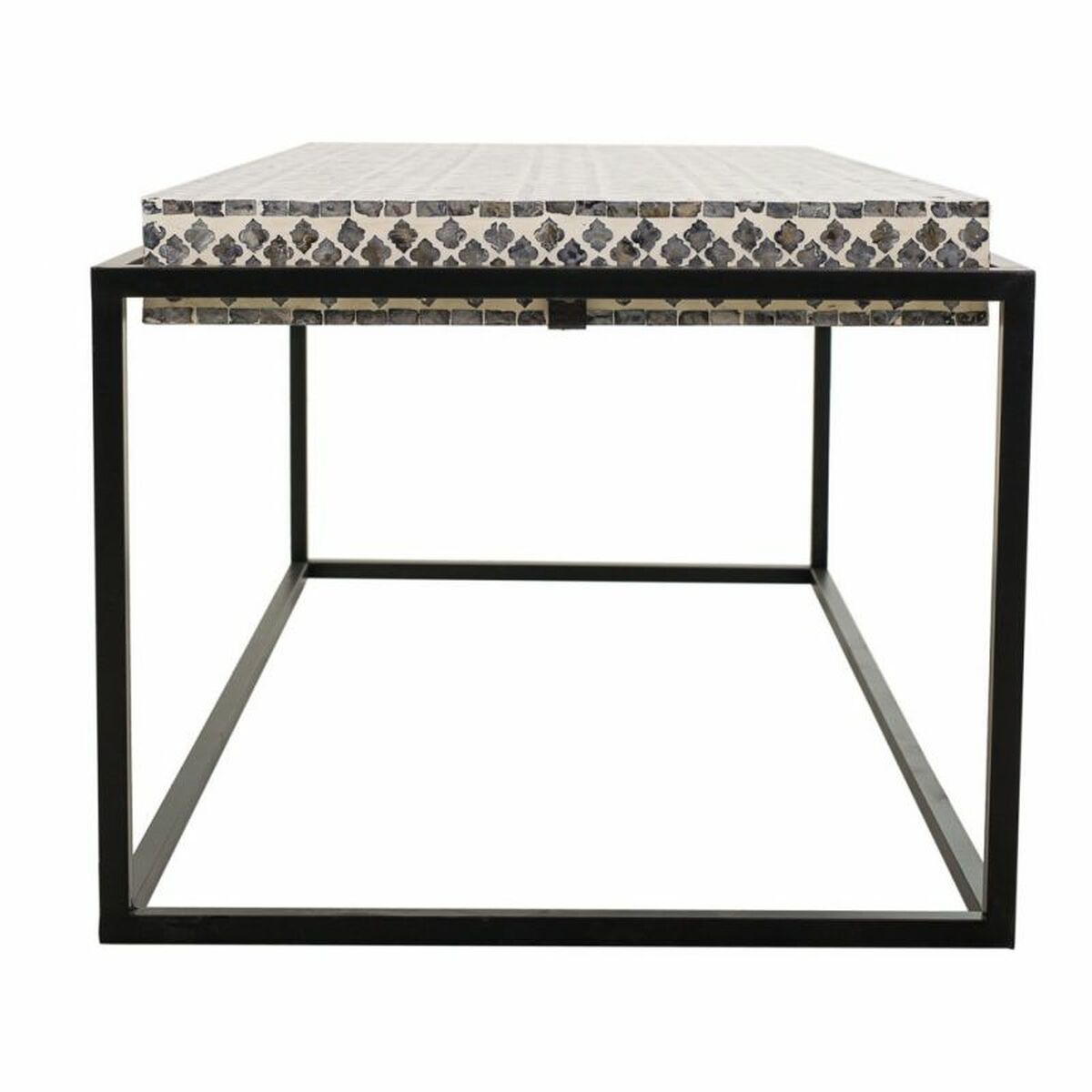 Soffbord Alexandra House Living Grå Metall Trä MDF 60 x 49 x 124 cm - 4