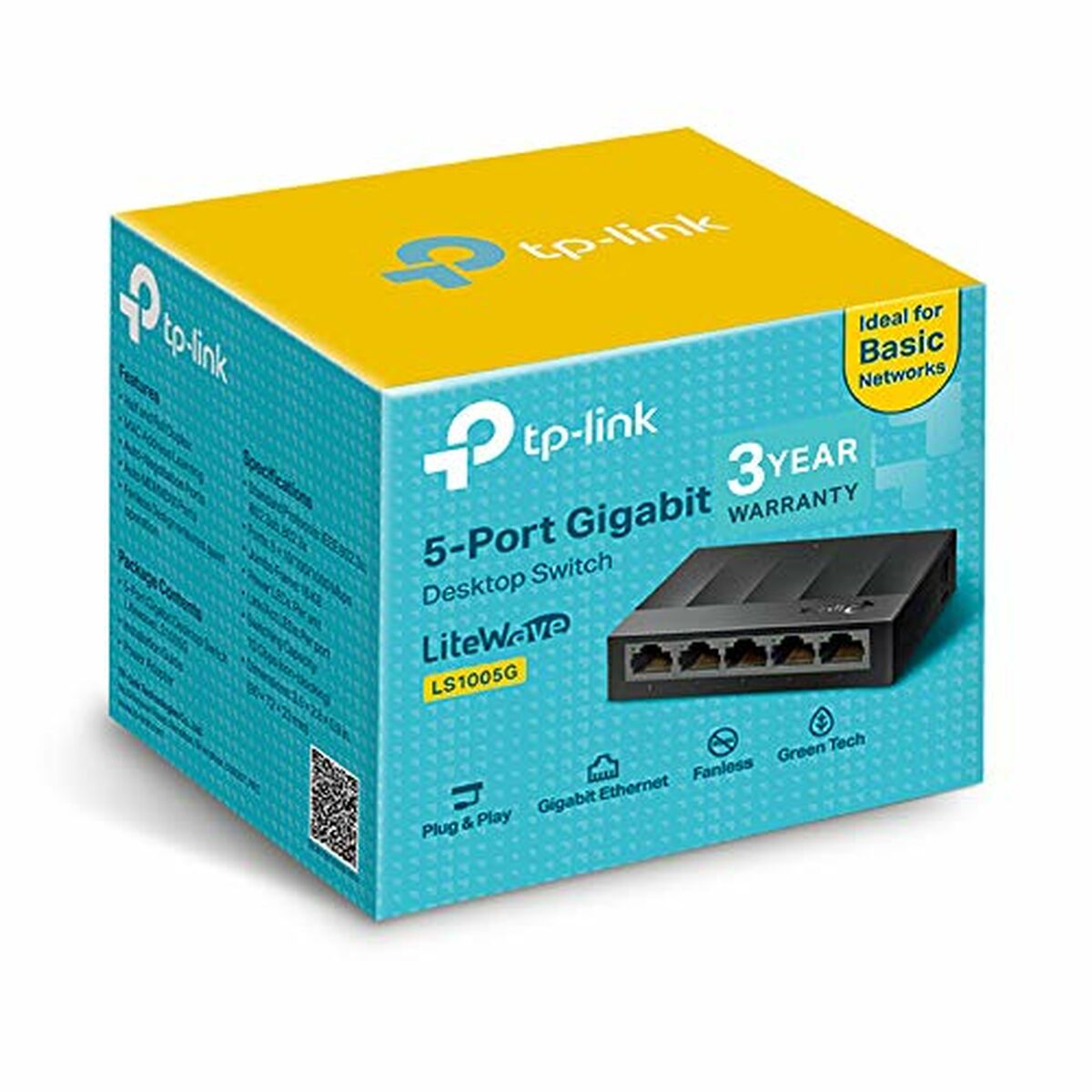 Switch TP-Link LS1005G Svart - 2