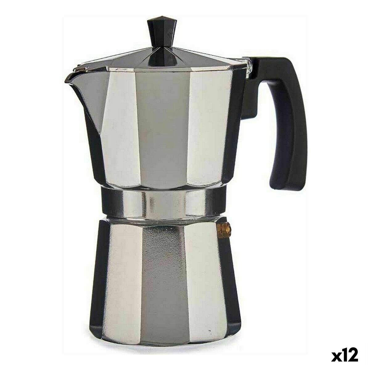 Italiensk Kaffepanna Kinvara A11RA-300 Silvrig Aluminium 150 ml (12 antal)