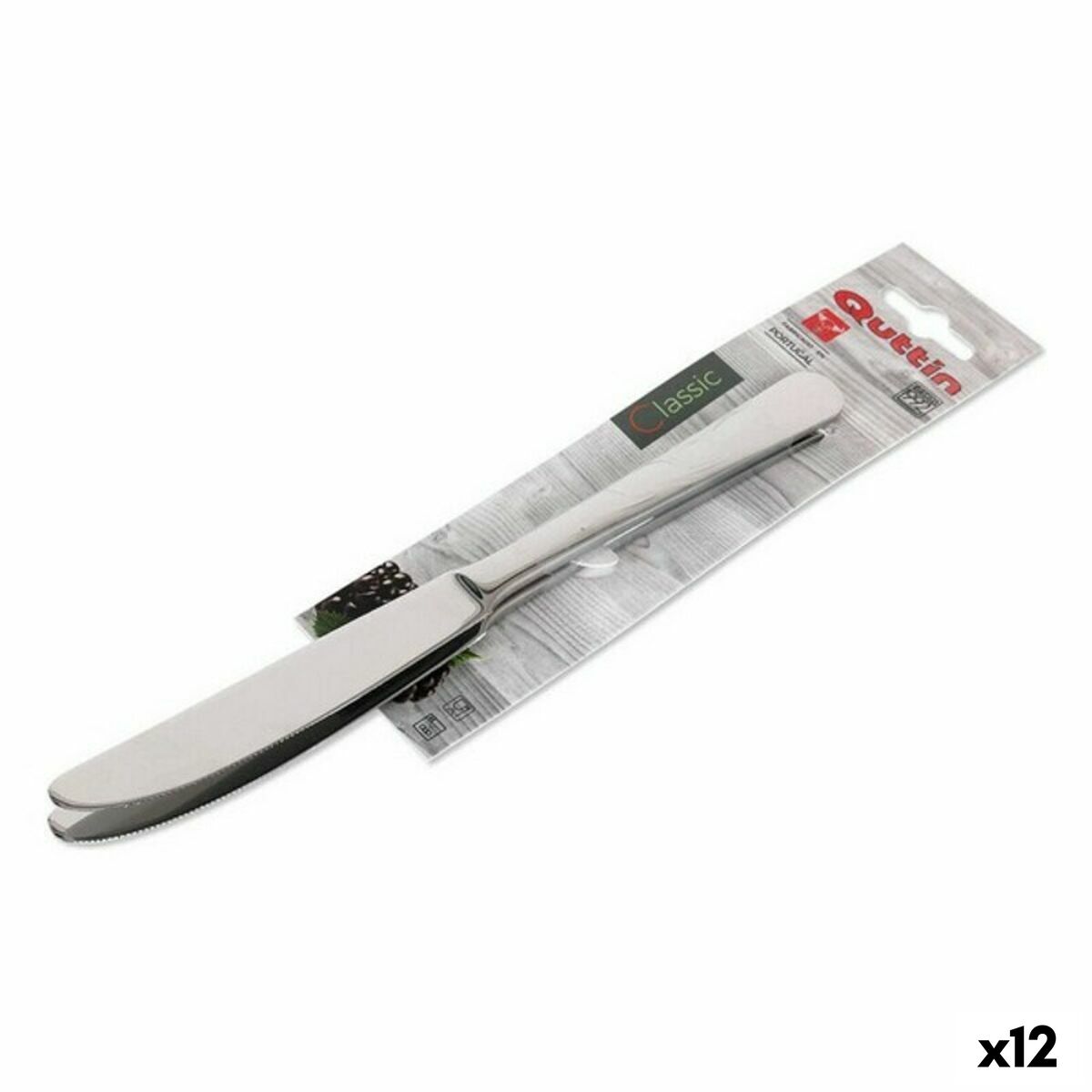 Knivset Quttin Classic 21,6 x 1,8 cm 2 Delar (12 antal)