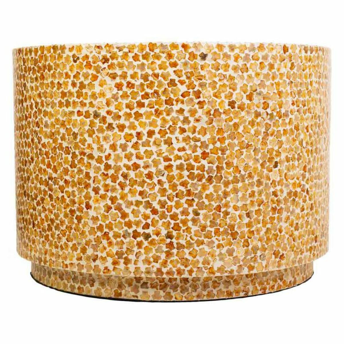 Soffbord Alexandra House Living Gul Pärlemor Trä MDF 65 x 46 x 65 cm - 3