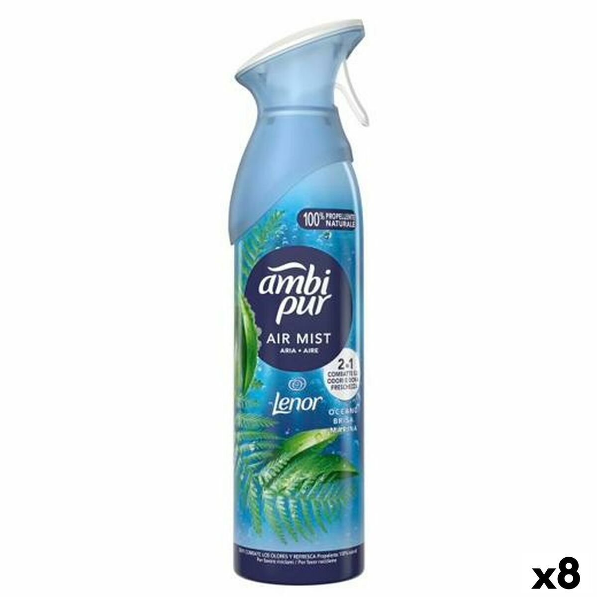 Doftspray Ambi Pur Havsbris 185 ml (8 antal)