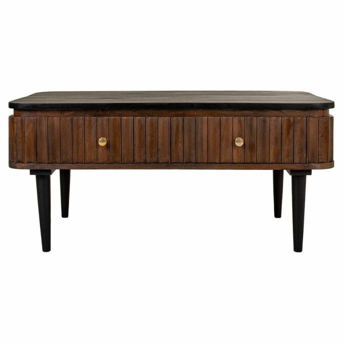 Soffbord Alexandra House Living Brun Järn Mangoträ 60 x 45 x 100 cm - 5