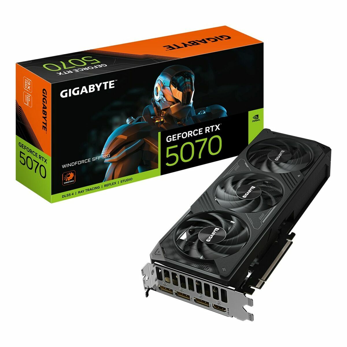 Grafikkort Gigabyte 9VN5070W-00-G10 nvidia geforce rtx 5070 12 GB GDDR6 GDDR7