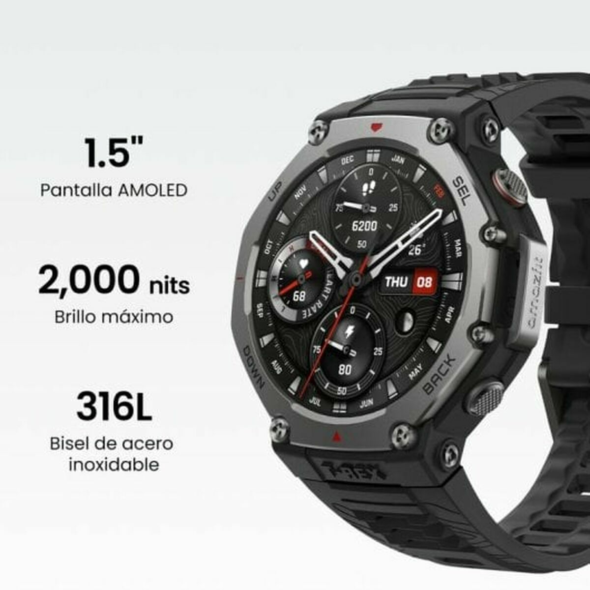 Smartklocka Amazfit W2323GL1N Svart 1,5" - 3
