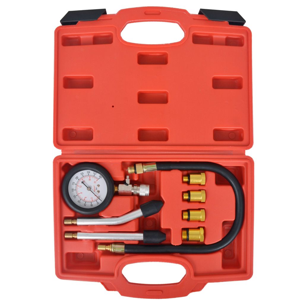 vidaXL Kompressionstest kit för bensinmotor 8 delar - 4