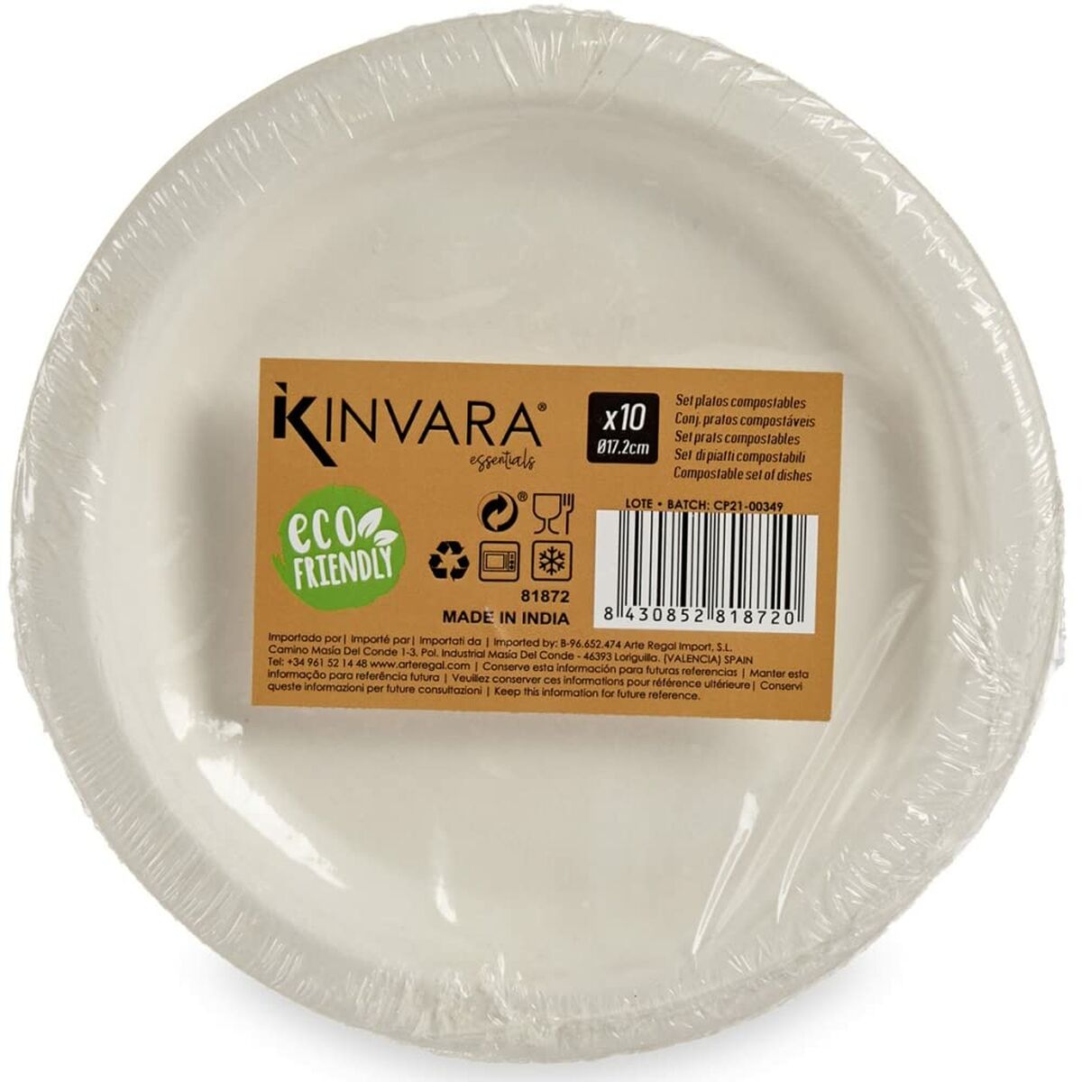 Tallriksset Kinvara Komposterbar - 6