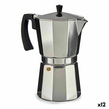 Italiensk Kaffepanna Kinvara A111RA-1200 Silvrig Aluminium 650 ml (12 antal)