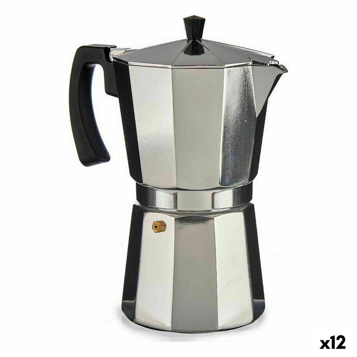 Italiensk Kaffepanna Kinvara A111RA-1200 Silvrig Aluminium 650 ml (12 antal) - 3