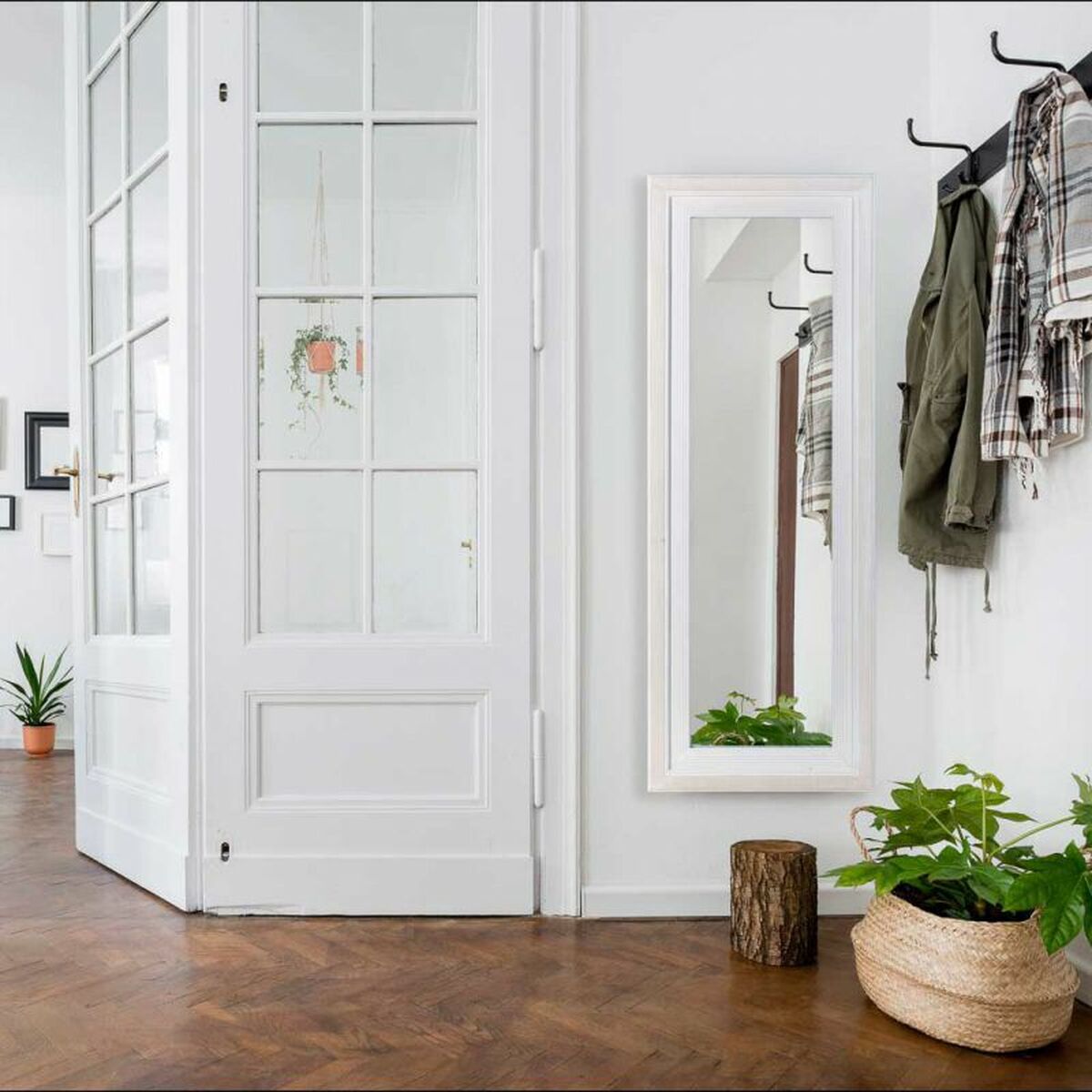 Väggspegel Alexandra House Living 2 x 120 x 45 cm Rektangulär - 2