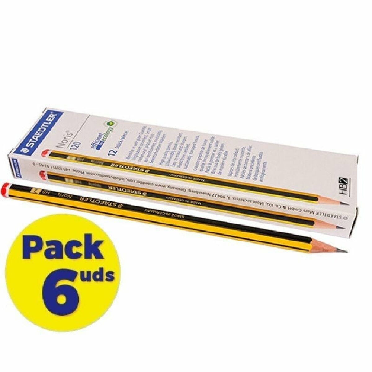 Pennor Staedtler Noris 120-2 Grafit (12 Delar) (12 antal)