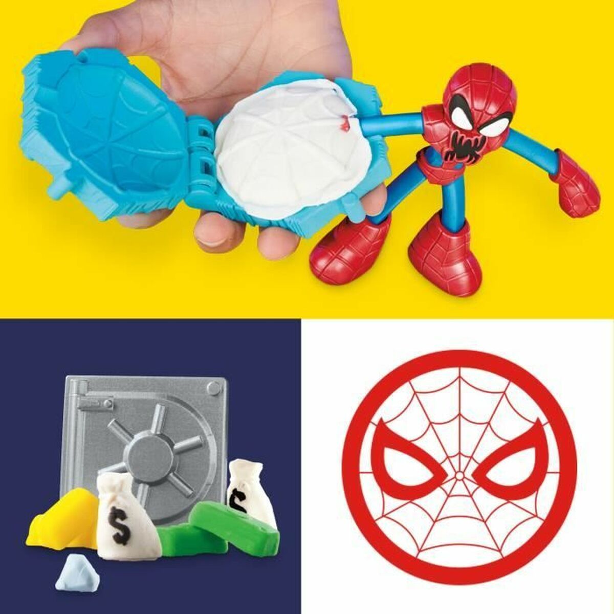 Modellera Spel Play-Doh Spider-Man Slash Attack Multicolour - 6