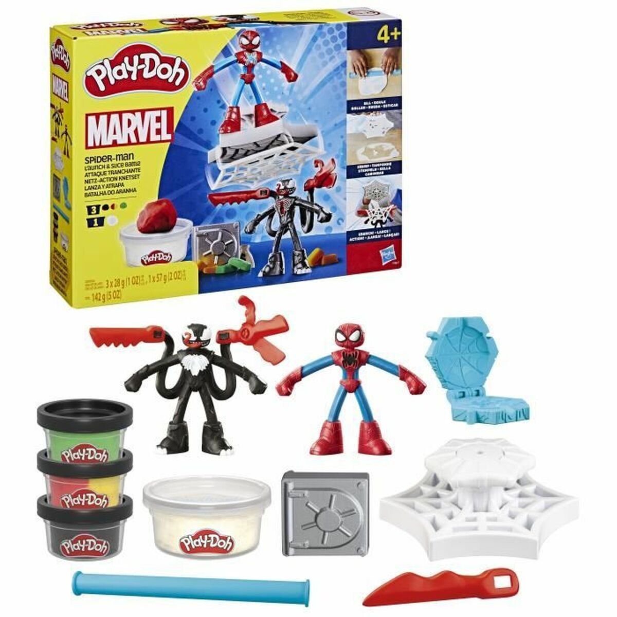 Modellera Spel Play-Doh Spider-Man Slash Attack Multicolour