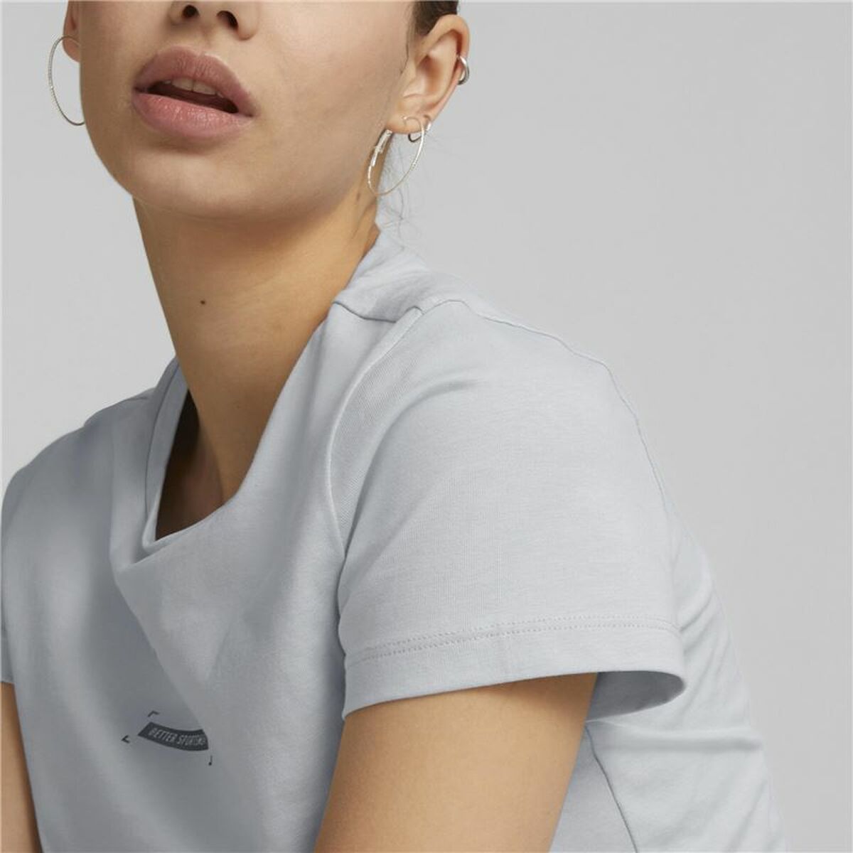 T-shirt med kortärm Dam Puma Better Grå - 7