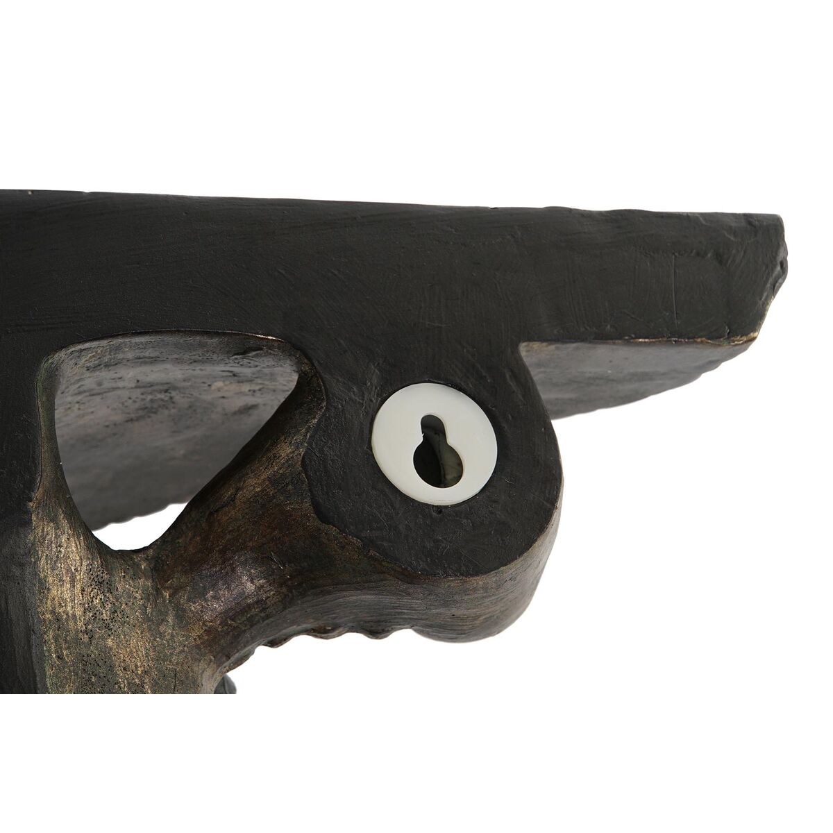 Hyllor DKD Home Decor Elefant Gyllene Harts (36,5 x 16,5 x 36 cm) - 2