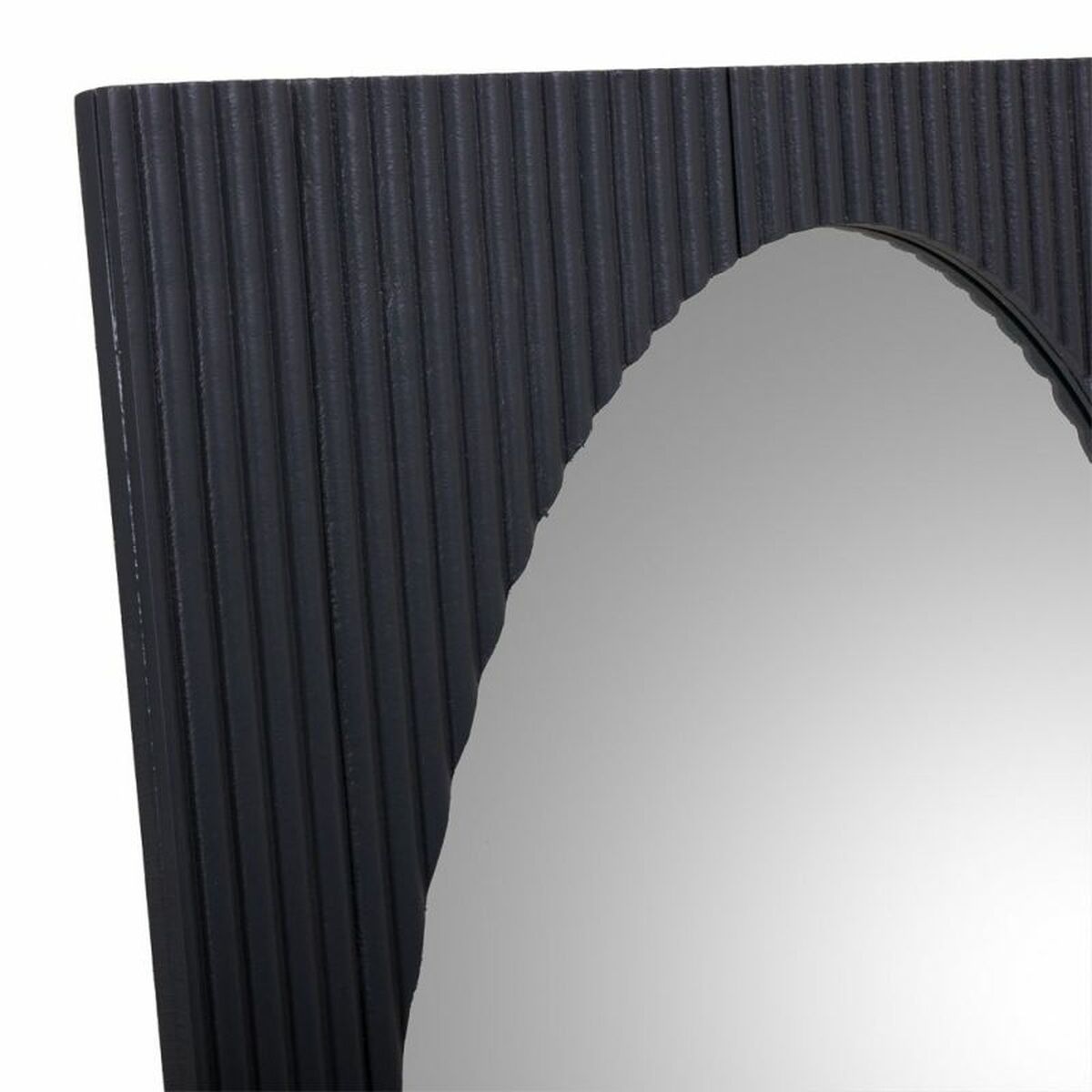 Väggspegel Alexandra House Living Gyllene Mörkgrå 2 x 80 x 50 cm Rektangulär - 6