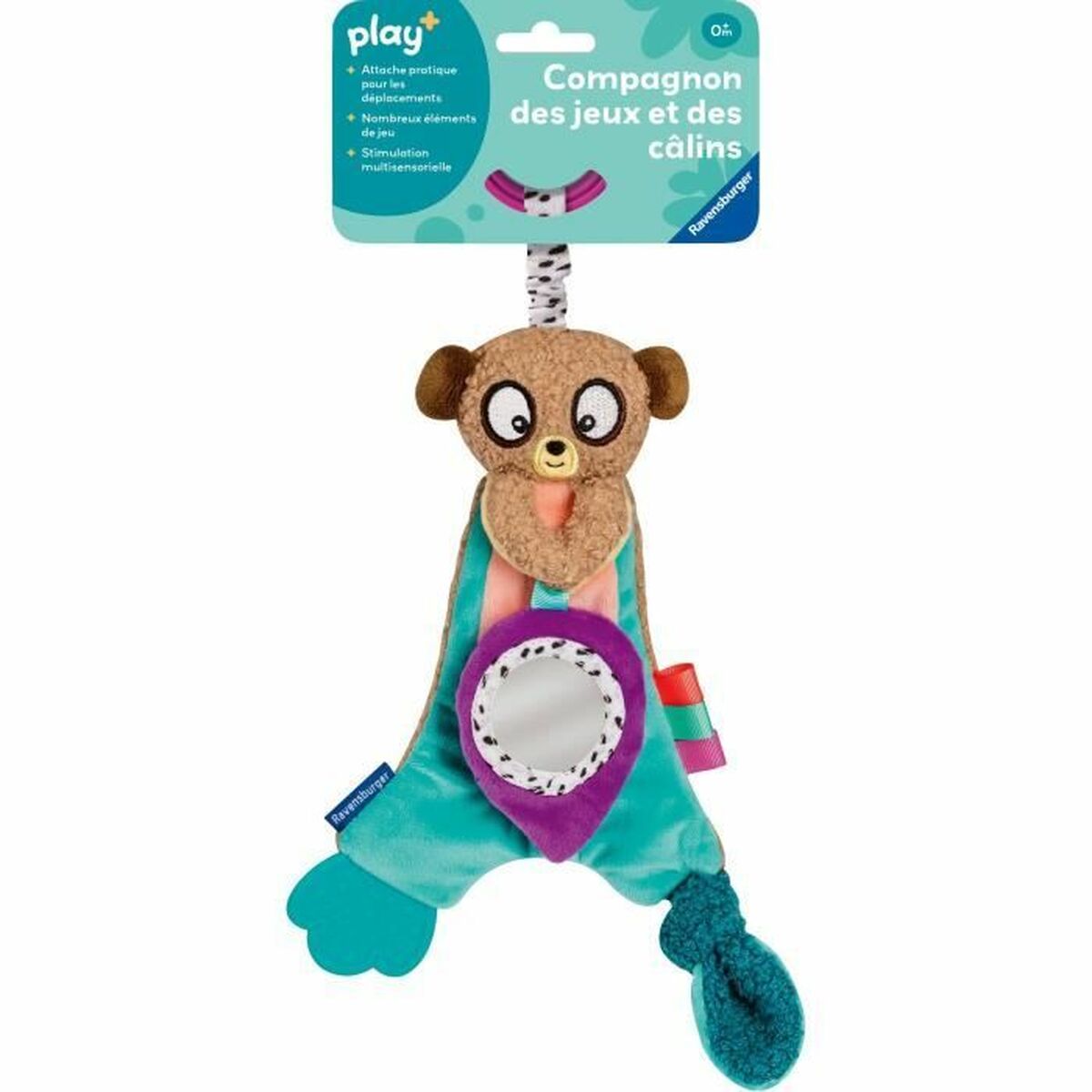 Bebisleksak Ravensburger My awakening comforter - Little meerkat - 3